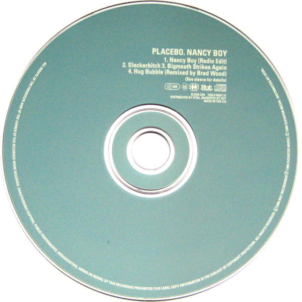 Placebo : Nancy Boy (CD, Single, CD1)