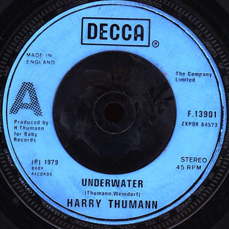 Harry Thumann : Underwater / American Express (7", Sol)