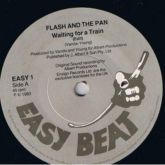Flash & The Pan : Waiting For A Train (7", Single)