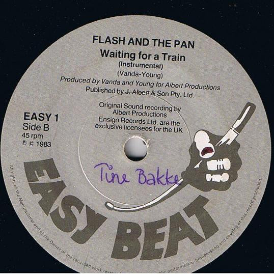 Flash & The Pan : Waiting For A Train (7", Single)