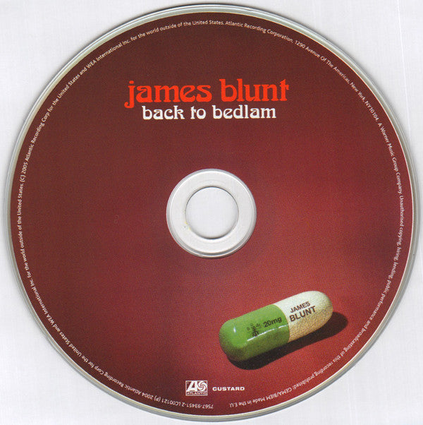 James Blunt : Back To Bedlam (CD, Album)