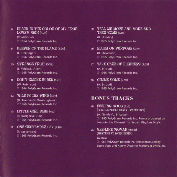 Nina Simone : Gold (2xCD, Comp)