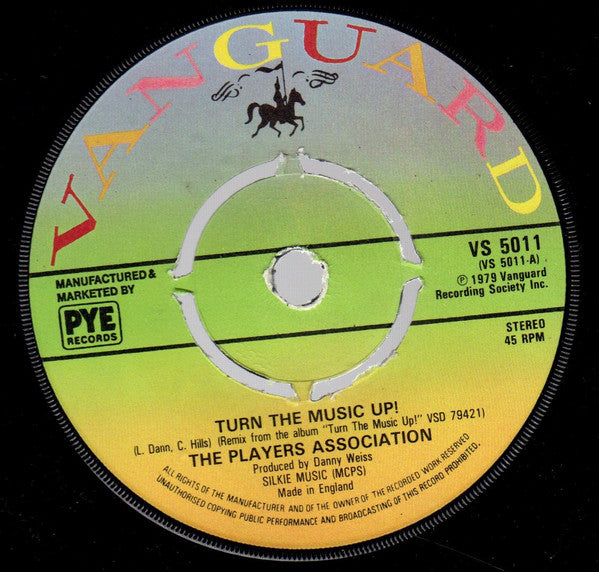 The Players Association : Turn The Music Up! (7", Single, 4-p)