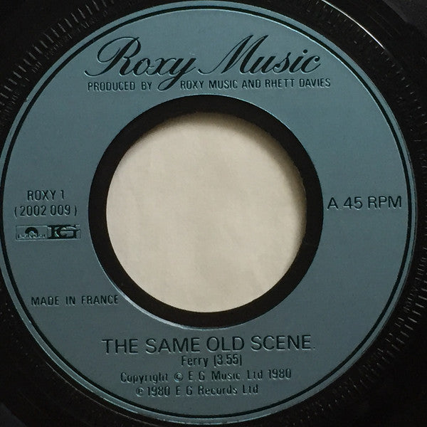 Roxy Music : The Same Old Scene (7", Single, Lar)
