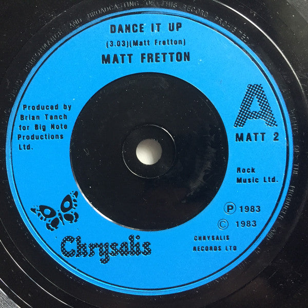 Matt Fretton : Dance It Up (7", Blu)
