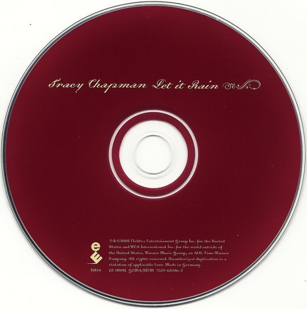 Tracy Chapman : Let It Rain (CD, Album)