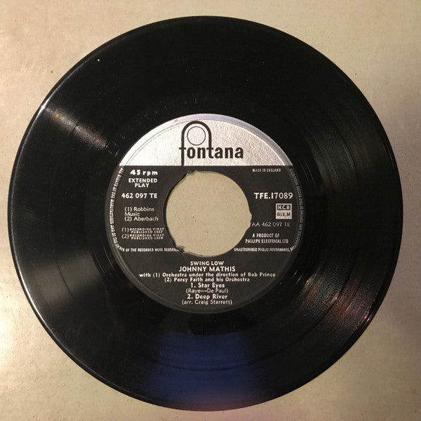 Johnny Mathis : Swing Low (7", EP)
