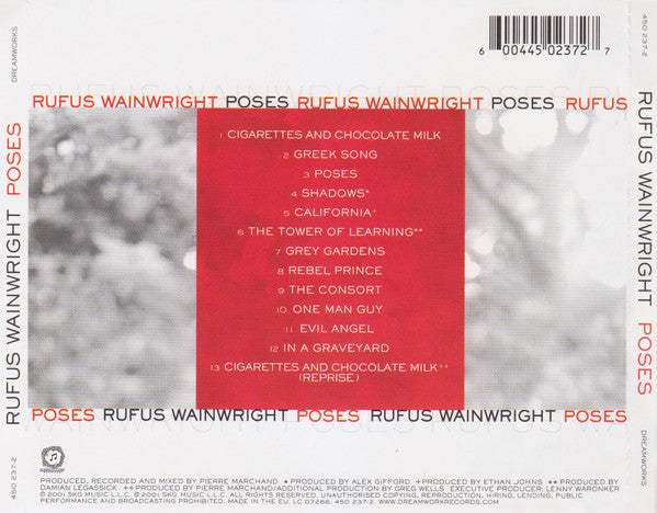 Rufus Wainwright : Poses (CD, Album)