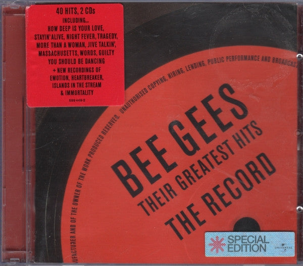 Bee Gees : Their Greatest Hits: The Record (2xHDCD, Comp, Spe)