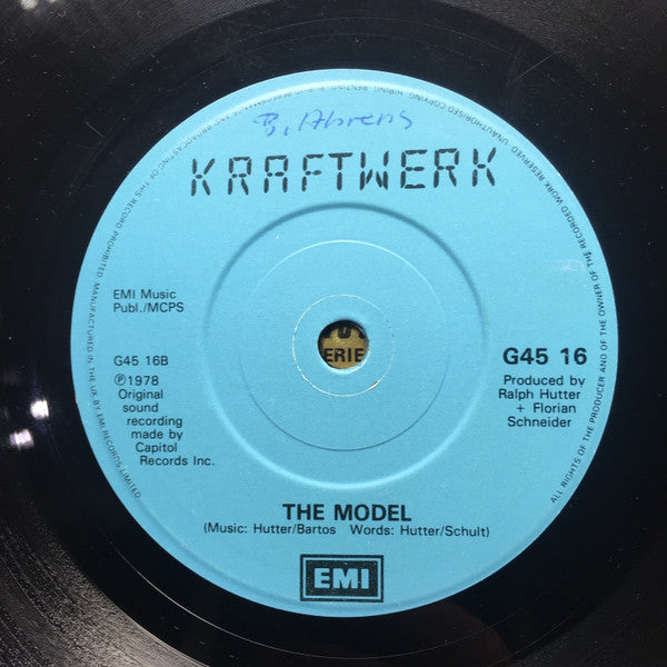 Kraftwerk : Computer Love / The Model (7", Single, RE, Sol)