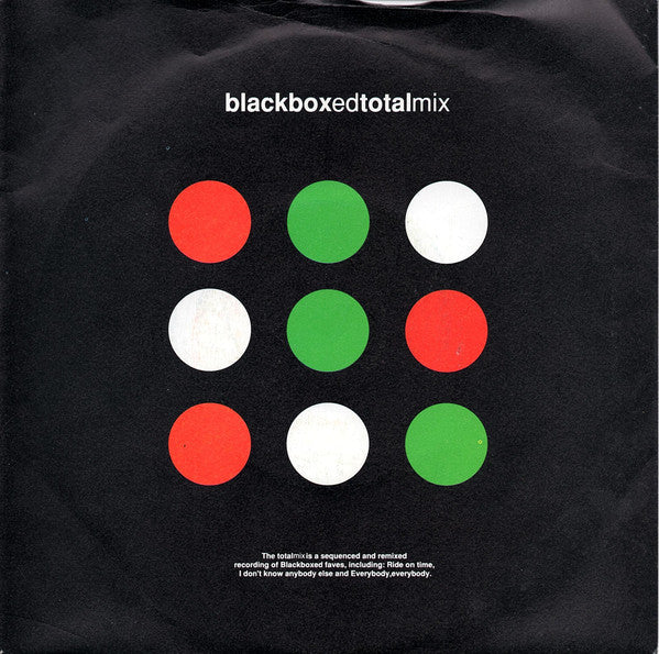 Black Box : Blackboxedtotalmix (7", Single, Sil)