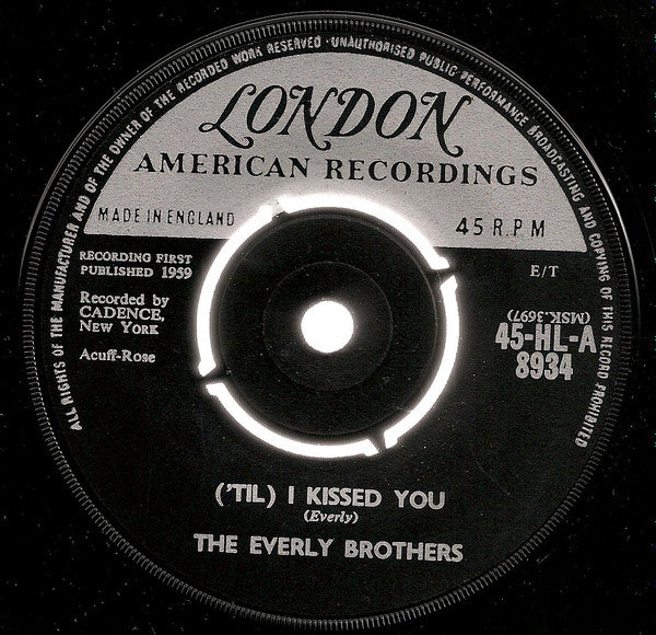 The Everly Brothers* : ('Til) I Kissed You (7", 4-P)