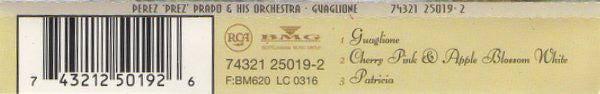 Perez Prado And His Orchestra : Guaglione (CD, Single, Dis)