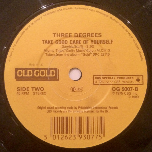 The Three Degrees : When Will I See You Again (7")