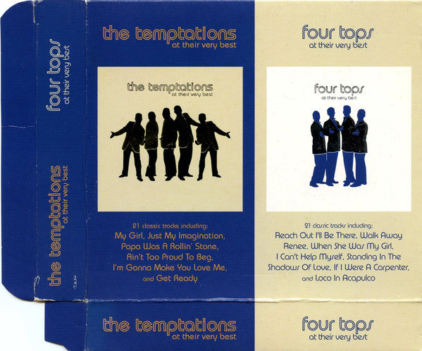 The Temptations / Four Tops : At Their Very Best (Box, Comp + CD, Comp, RE + CD, Comp, RE)