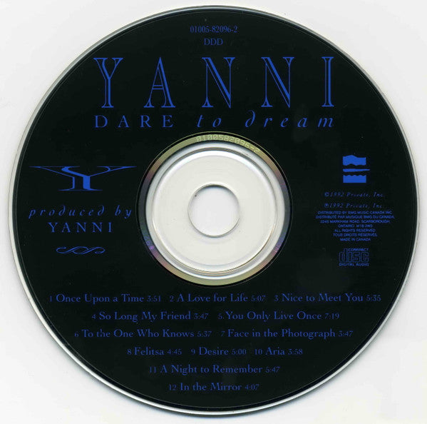 Yanni (2) : Dare To Dream (CD, Album)