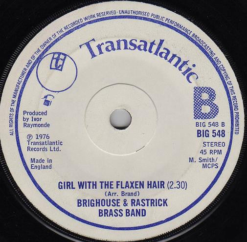 The Brighouse And Rastrick Brass Band : The Floral Dance (7", Single, Sol)