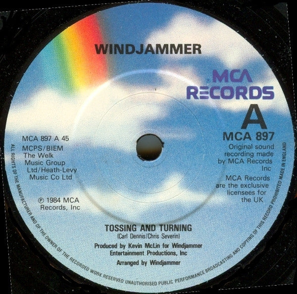 Windjammer : Tossing & Turning (7", Single)