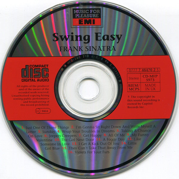 Frank Sinatra : Swing Easy/Songs For Young Lovers (CD, Comp, RM)