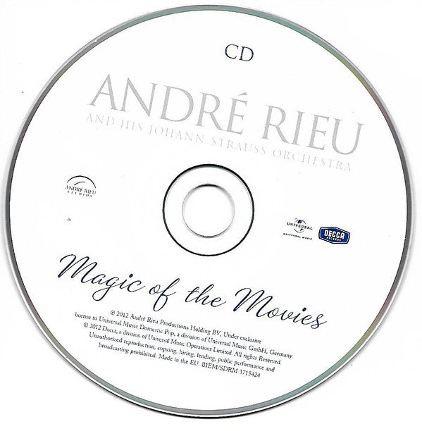 André Rieu And His Johann Strauß Orchestra : Magic Of The Movies (CD, Album + DVD-V)