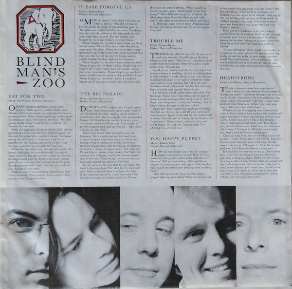 10,000 Maniacs : Blind Man's Zoo (LP, Album)