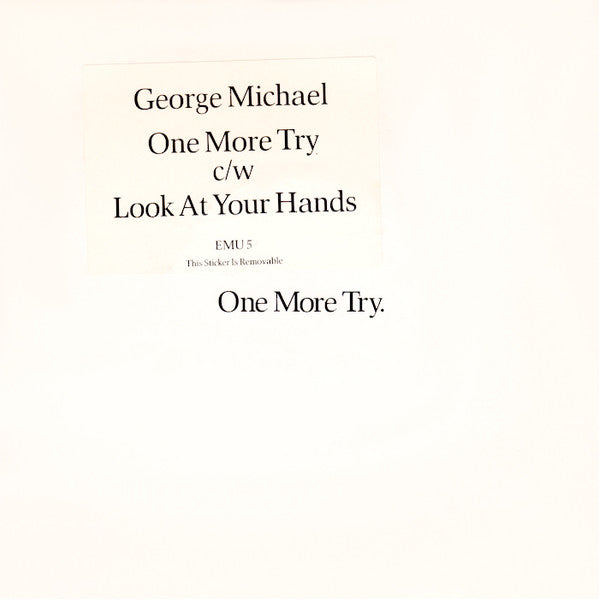 George Michael : One More Try (7", Single)