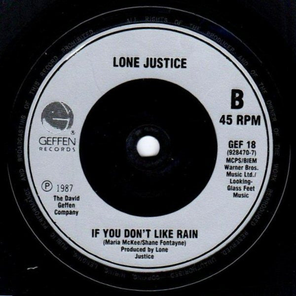 Lone Justice : I Found Love (7", Single)
