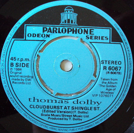 Thomas Dolby : I Scare Myself (7", Single)