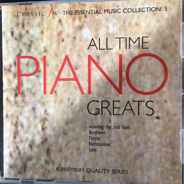 Various : The All Time Piano Greats (CD, Album, Comp)