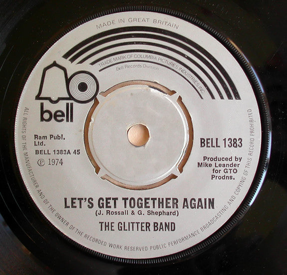 The Glitter Band : Let's Get Together Again (7", Single)