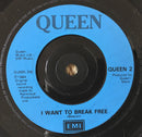 Queen : I Want To Break Free (7", Single, Blu)