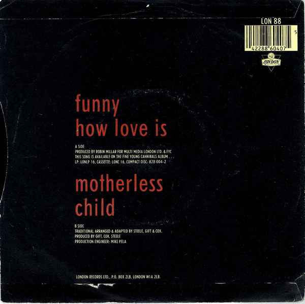 Fine Young Cannibals : Funny How Love Is (7", Single)