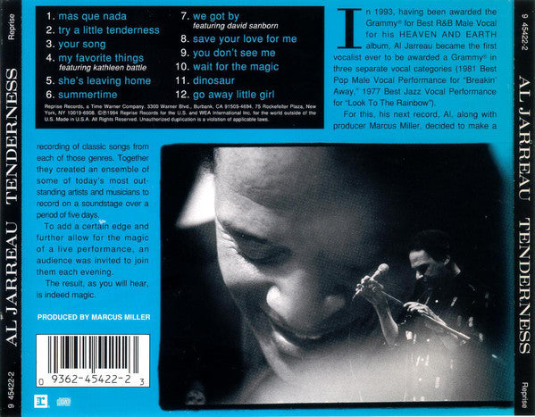 Al Jarreau : Tenderness (CD, Album)