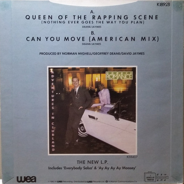 Modern Romance : Queen Of The Rapping Scene (Nothing Ever Goes The Way You Plan) (7", Single)