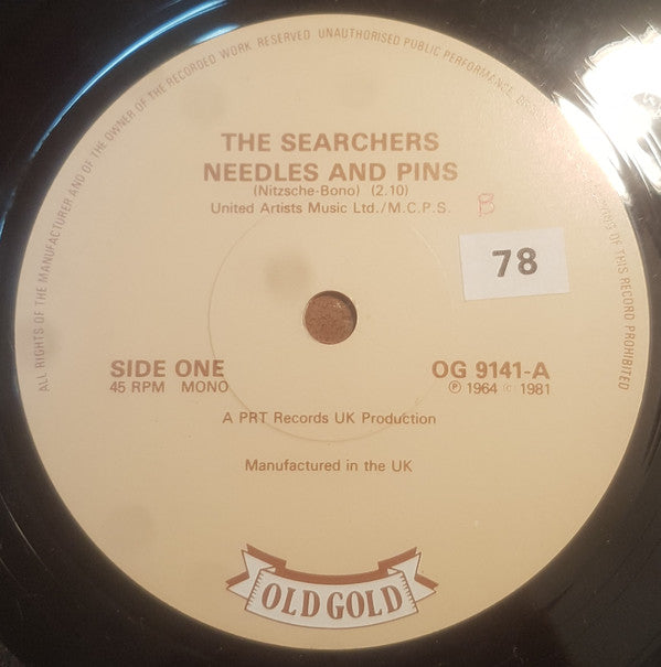 The Searchers : Needles And Pins (7")