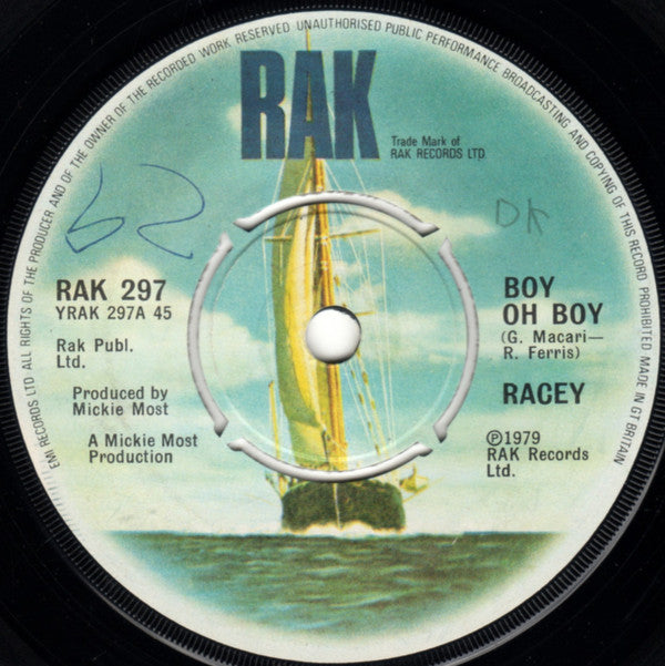 Racey : Boy Oh Boy (7", Com)