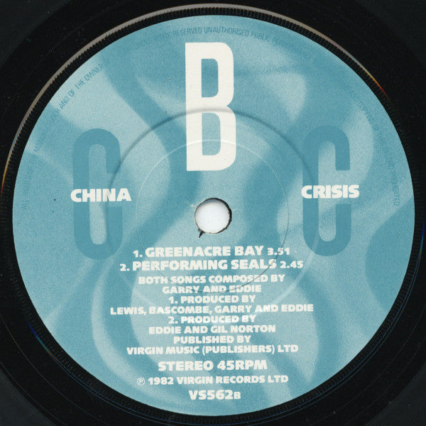 China Crisis : Christian (7", Single)