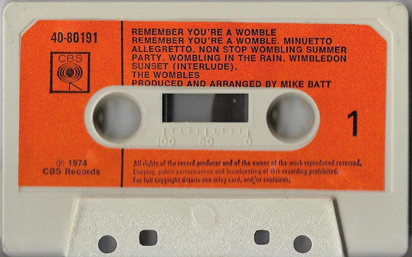 The Wombles : Remember You're A Womble (Cass, Album)
