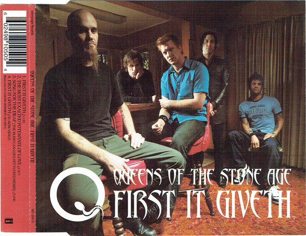 Queens Of The Stone Age : First It Giveth (CD-ROM, Single, Enh)