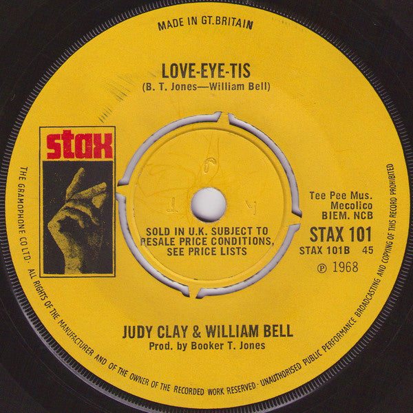 Judy Clay & William Bell : Private Number (7", Single, Kno)