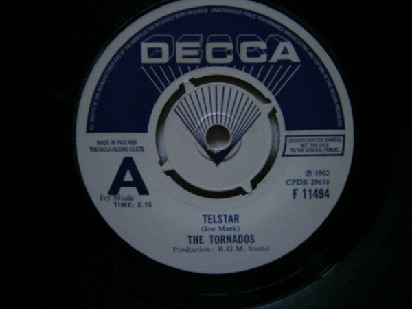 The Tornados : Telstar (7", Promo, RE)
