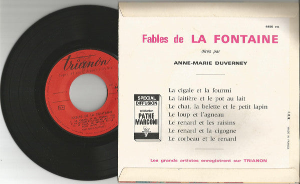 Anne-Marie Duverney : Fables De La Fontaine (7", EP)