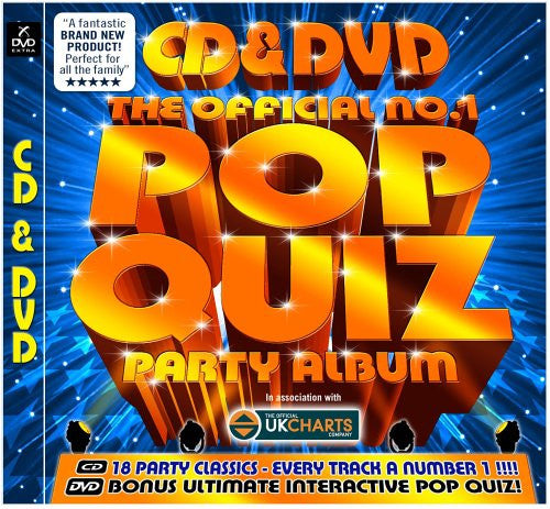 Various : The Official No.1 Pop Quiz Party Album (CD, Comp + DVD, PAL, DVD)