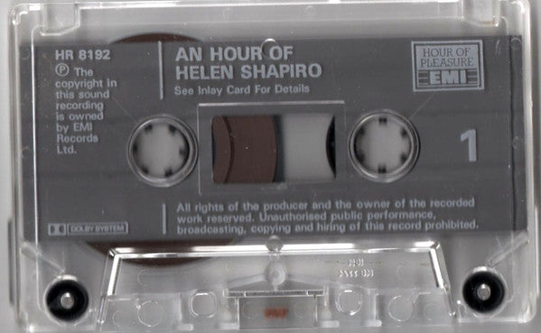 Helen Shapiro : An Hour Of Helen Shapiro (Cass, Comp)