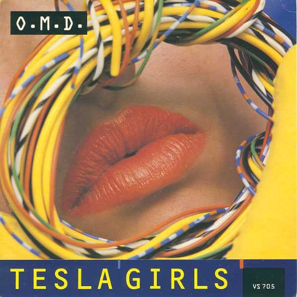 Orchestral Manoeuvres In The Dark : Tesla Girls (7", Single, Glo)