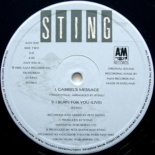 Sting : Russians (12", Single)