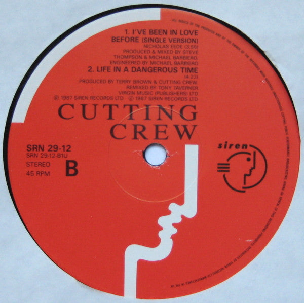 Cutting Crew : I've Been In Love Before (12")