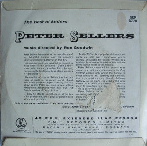 Peter Sellers : The Best Of Sellers (7", EP)