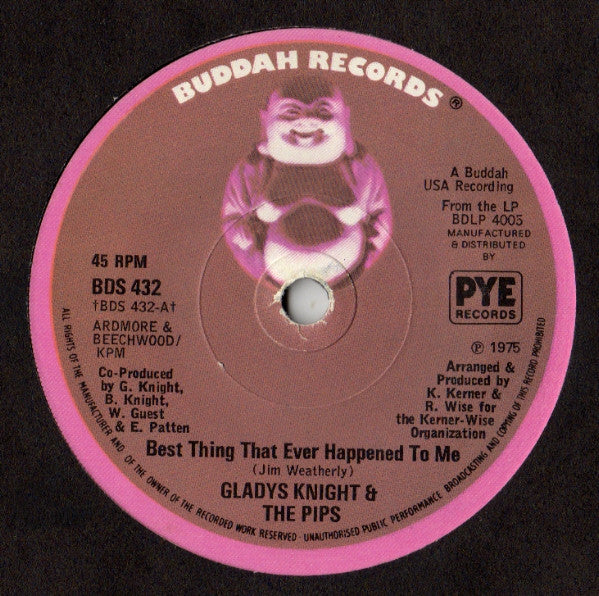 Gladys Knight And The Pips : Best Thing That Ever Happened To Me (7", Sol)