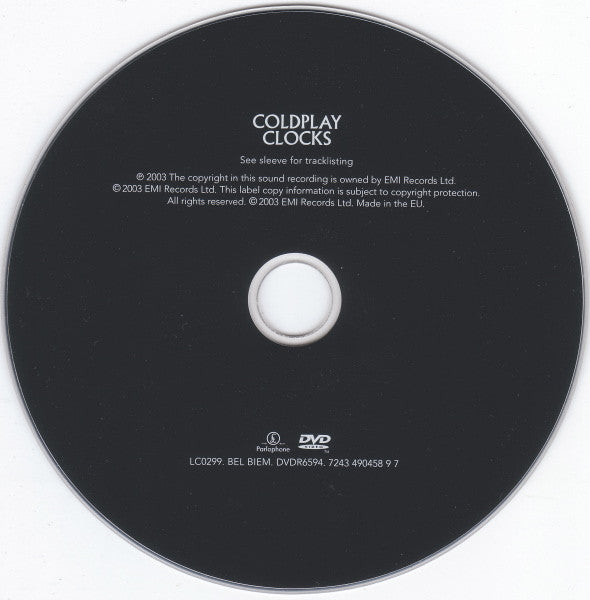 Coldplay : Clocks (DVD-V, Single, PAL)